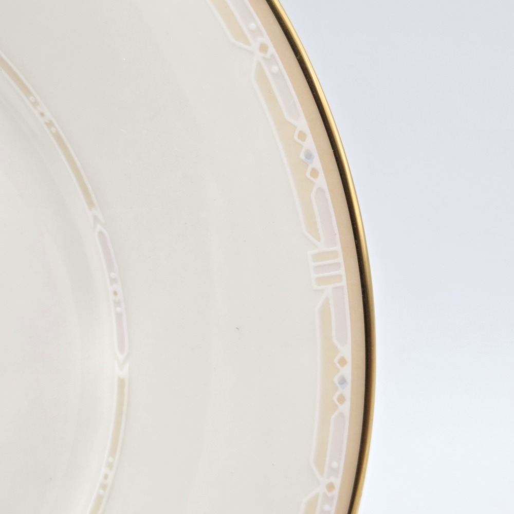 Set Of 6 Noritake Sweet Surprise Bread Plates #7702 Iris Floral Gold Rim MINT! - Picture 4 of 6